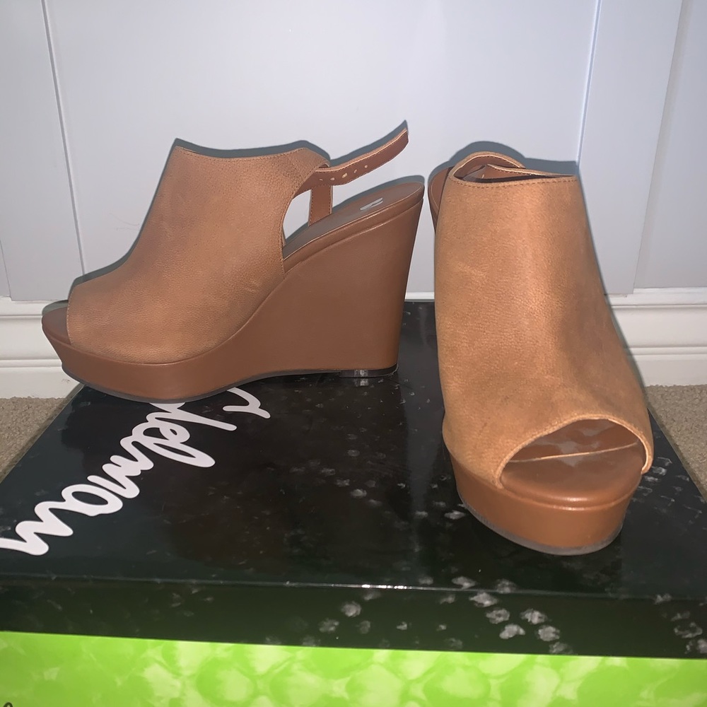BP peeptoe platform wedges
